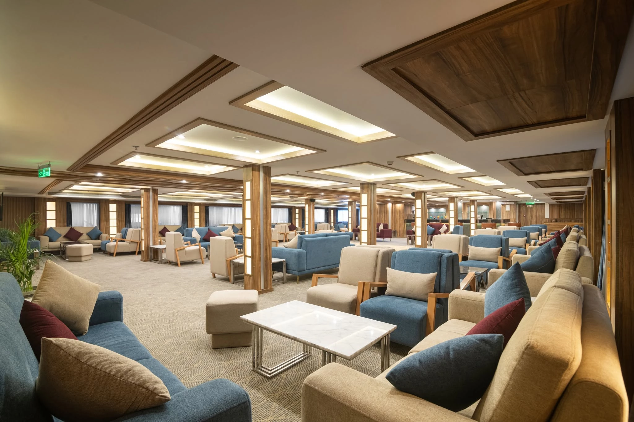 Lounge aboard the Nile Capital Nile Cruise Nile cruise